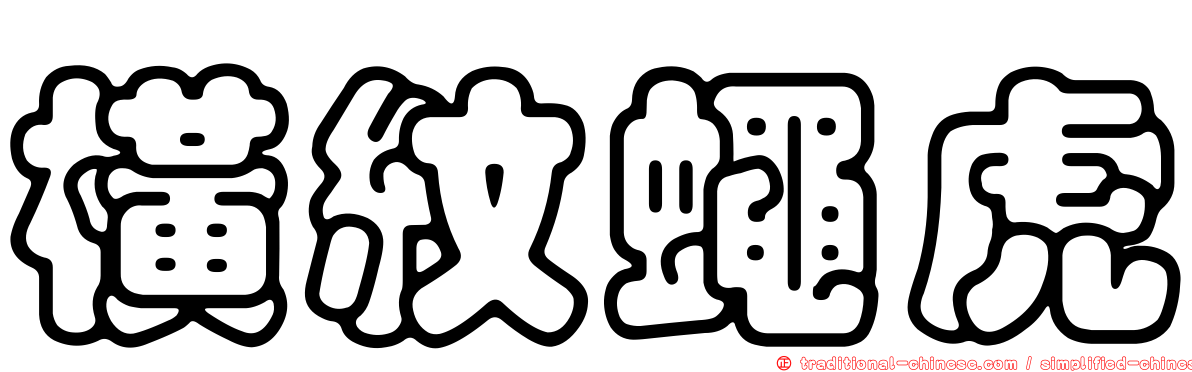 橫紋蠅虎
