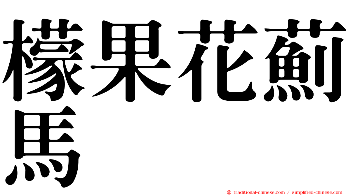 檬果花薊馬