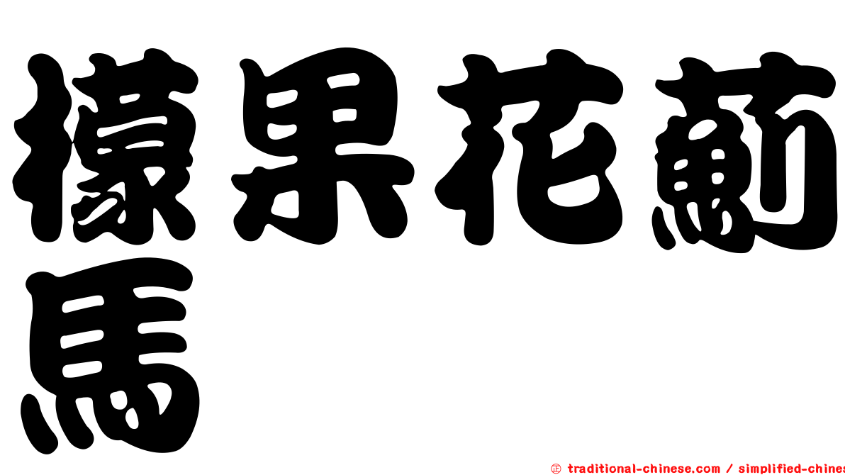 檬果花薊馬