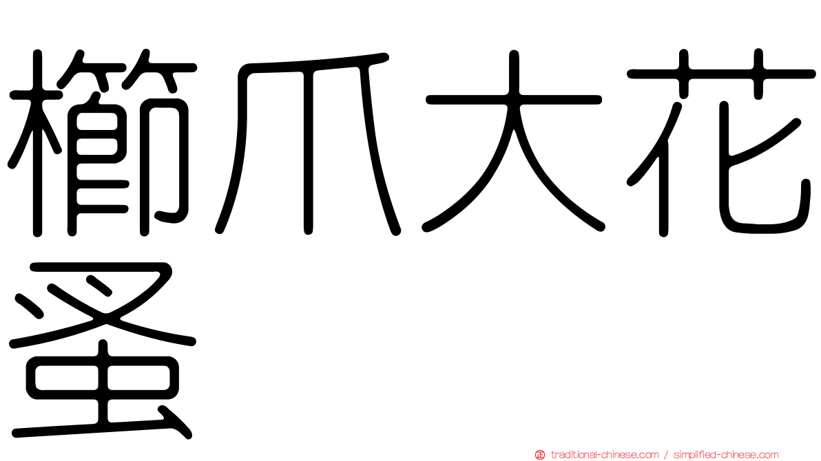 櫛爪大花蚤