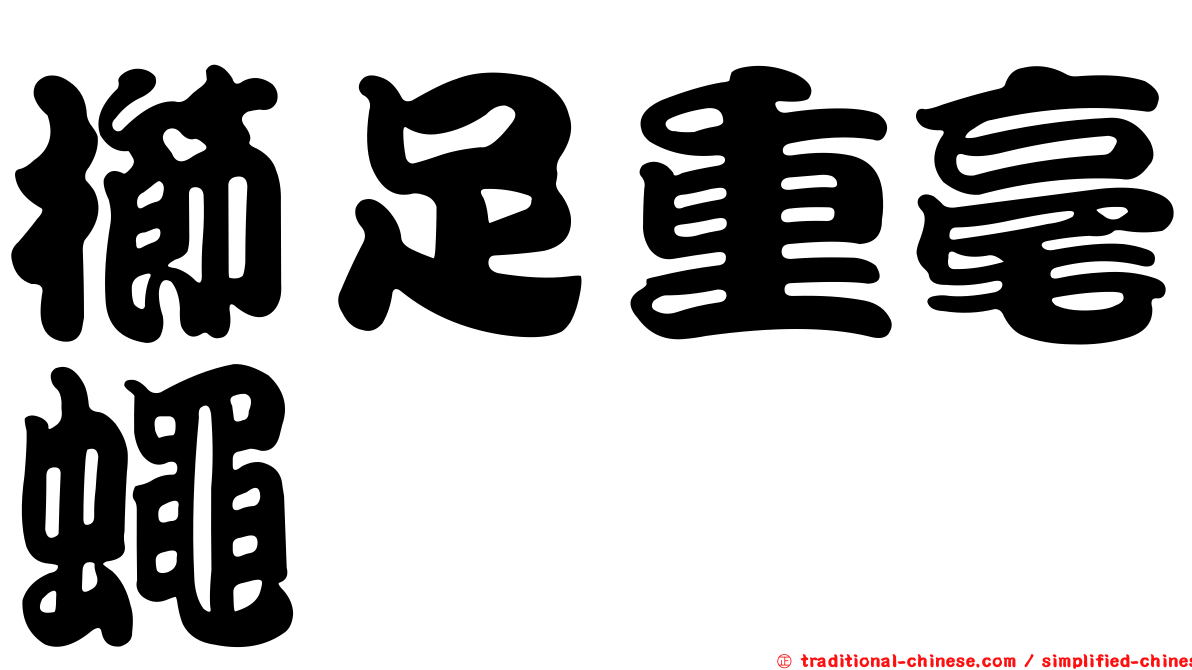 櫛足重毫蠅