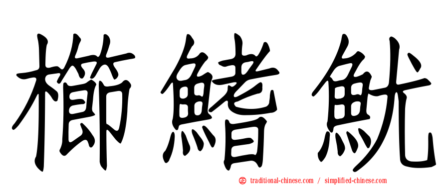 櫛鰭魷