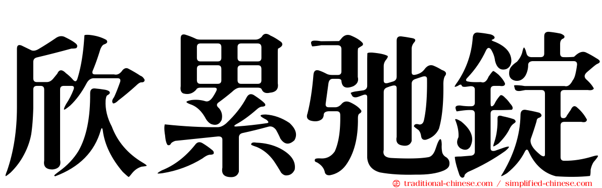 欣累弛錠