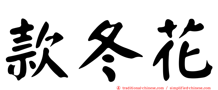 款冬花