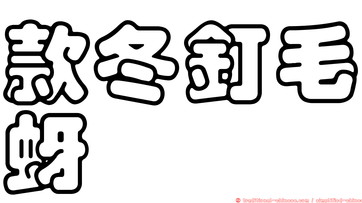 款冬釘毛蚜