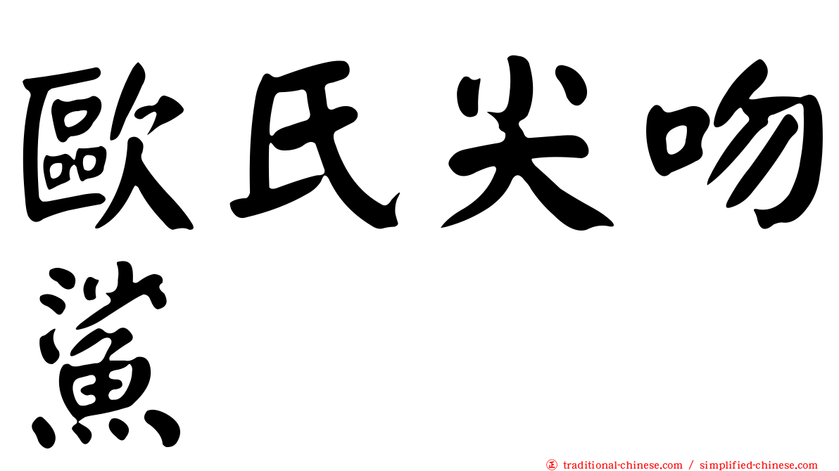 歐氏尖吻鯊