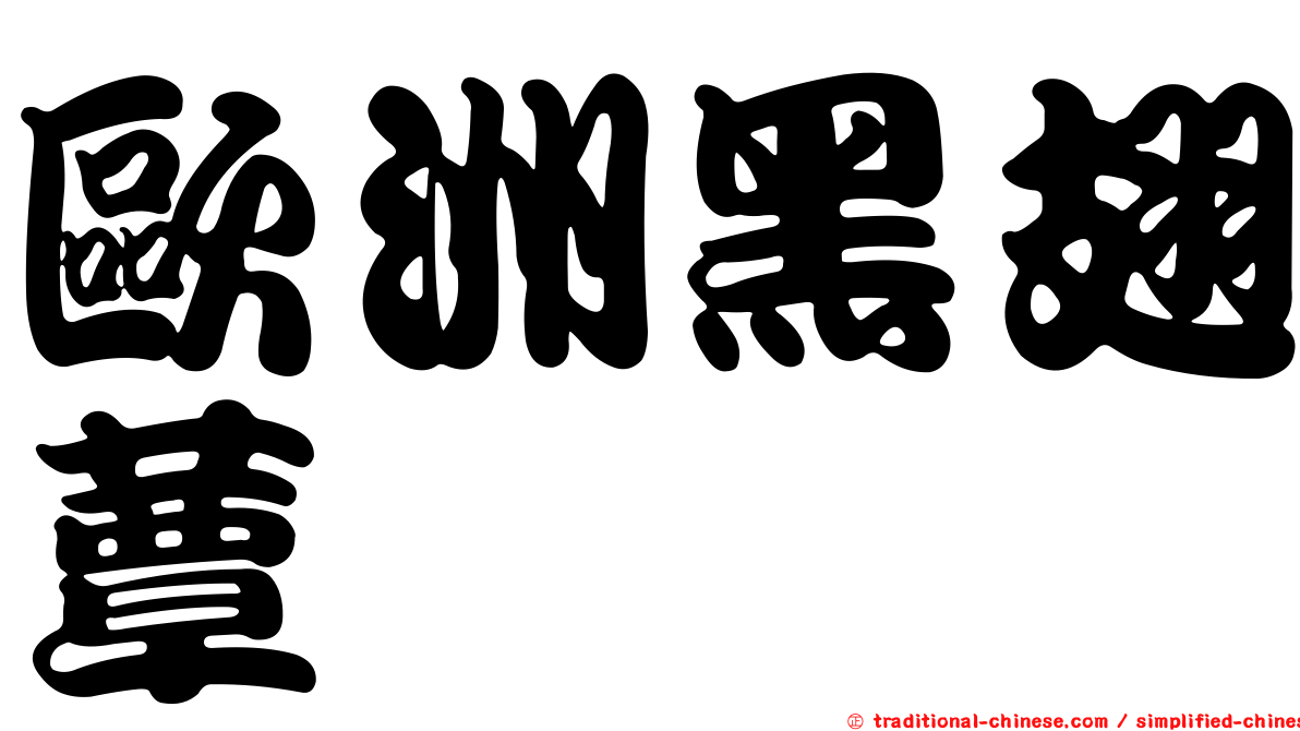 歐洲黑翅蕈蚋