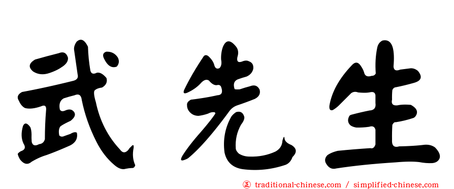 武先生
