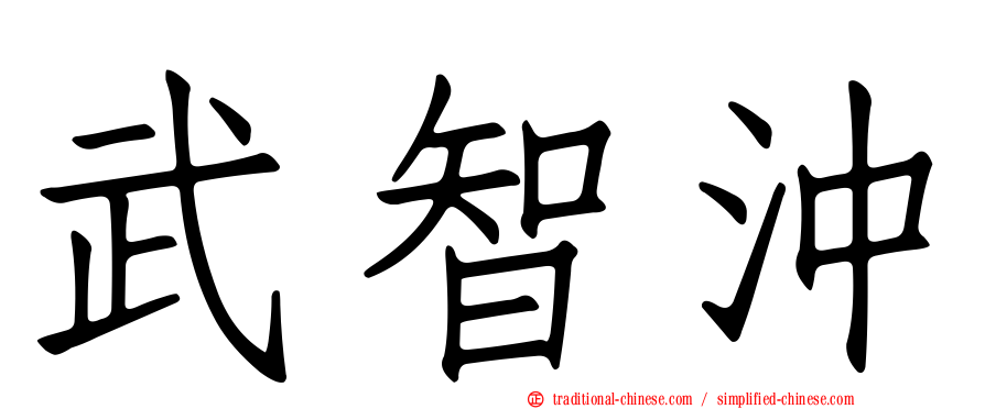 武智沖