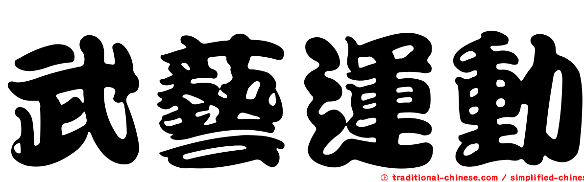 武藝運動