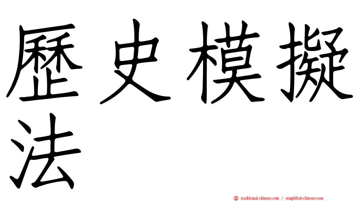 歷史模擬法