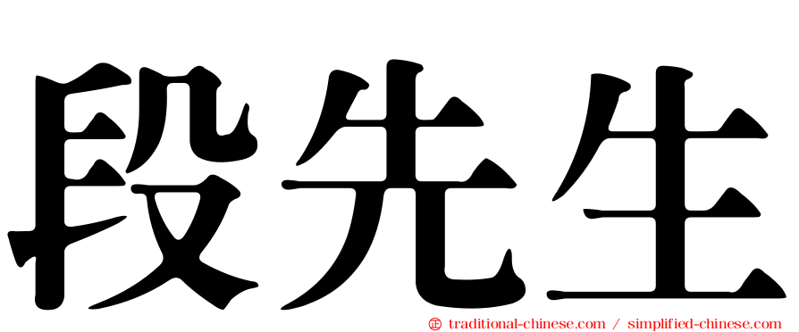 段先生