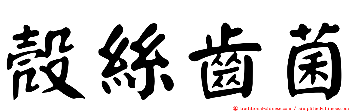 殼絲齒菌