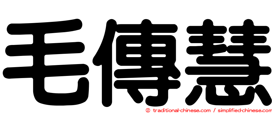 毛傳慧