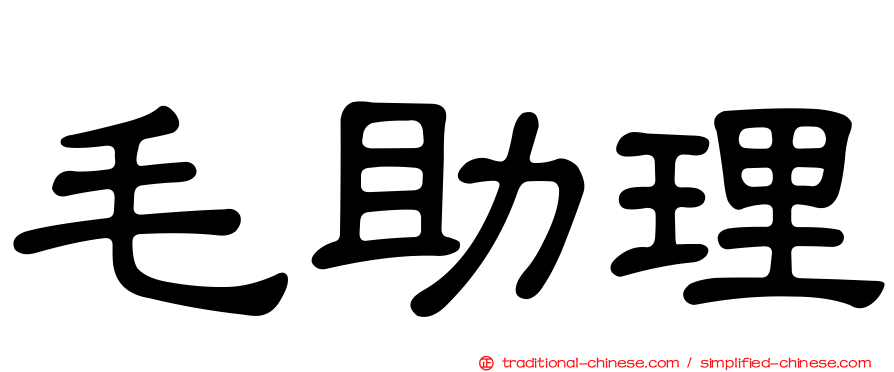 毛助理