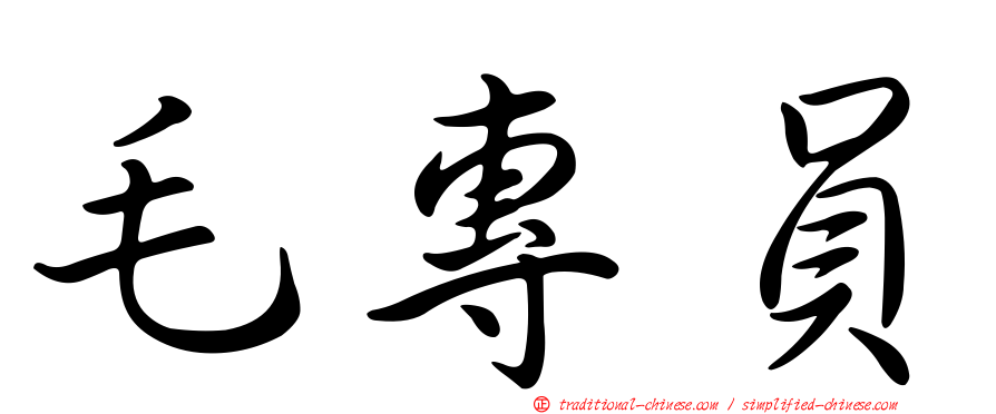 毛專員