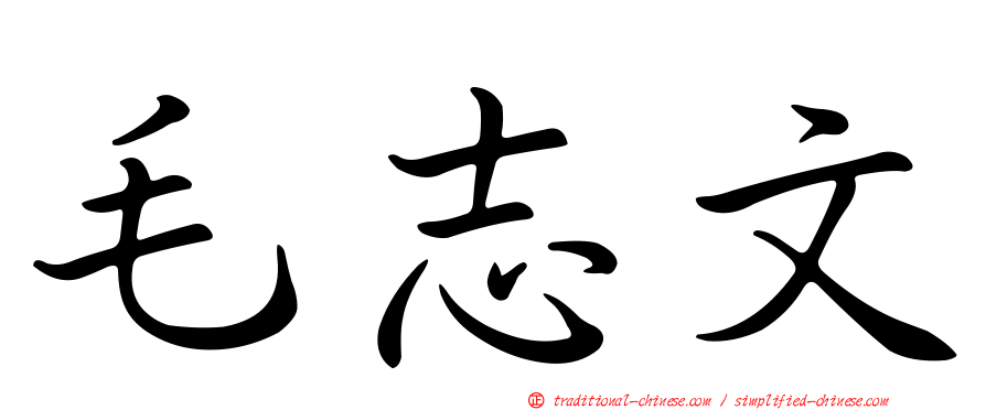 毛志文