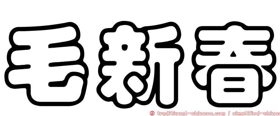 毛新春