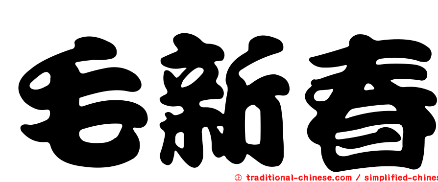 毛新春
