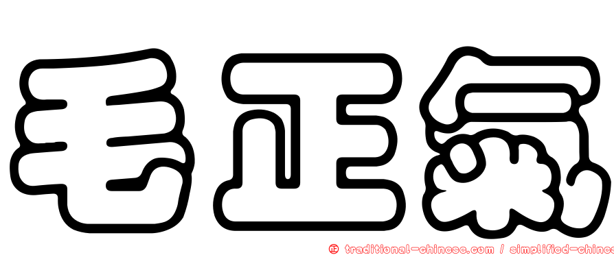毛正氣