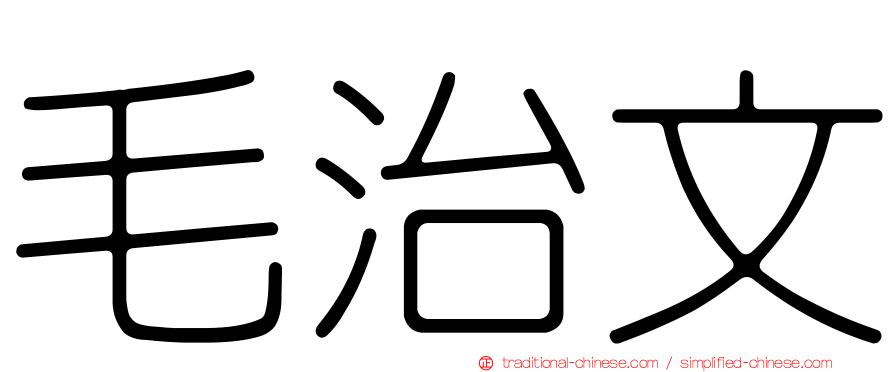 毛治文