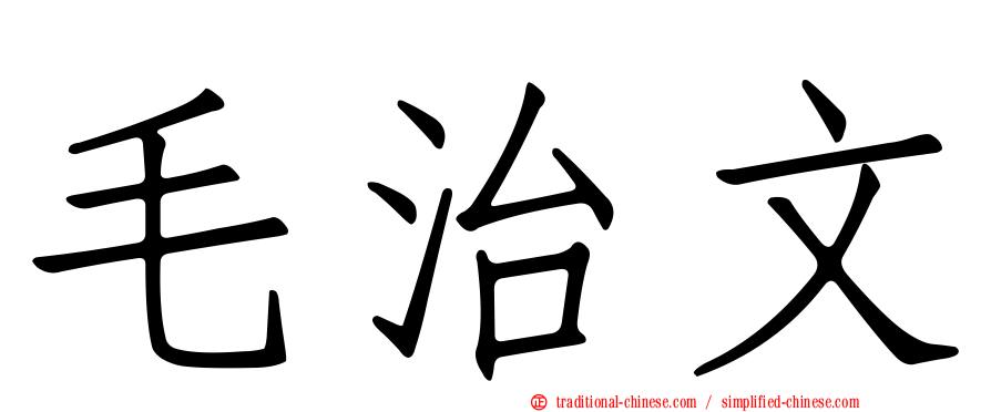 毛治文