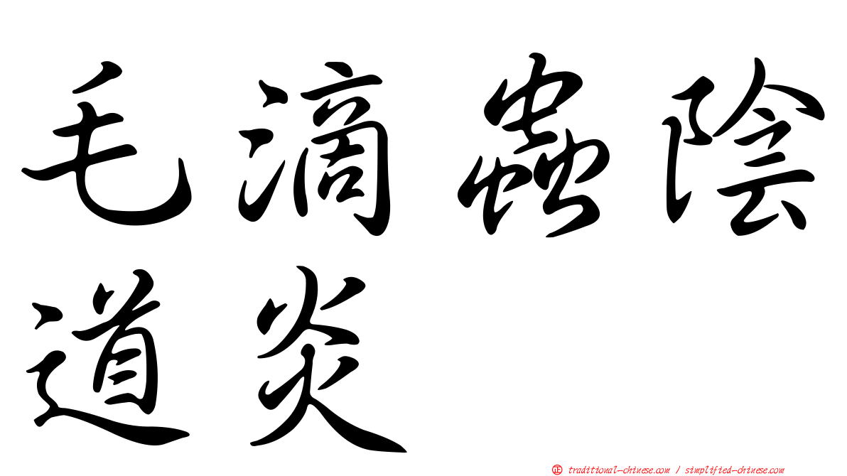 毛滴蟲陰道炎