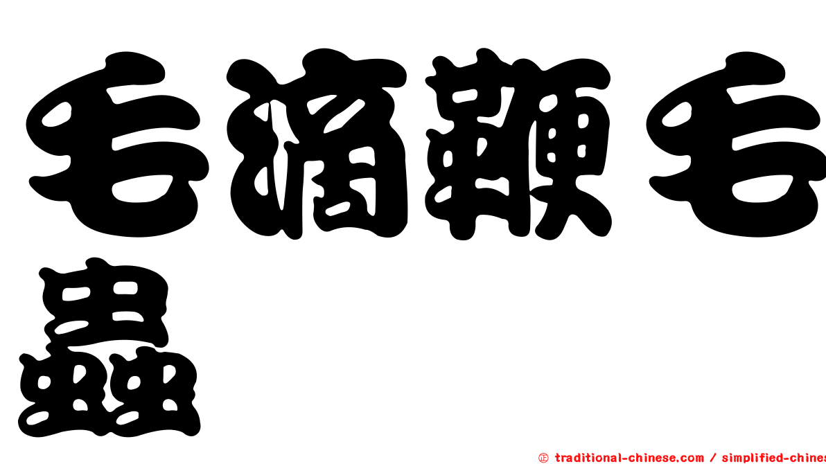 毛滴鞭毛蟲