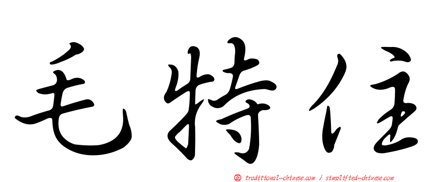 毛特住