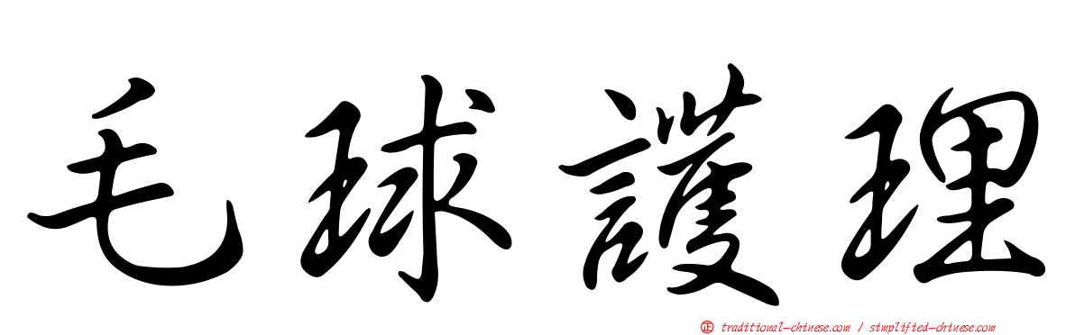 毛球護理