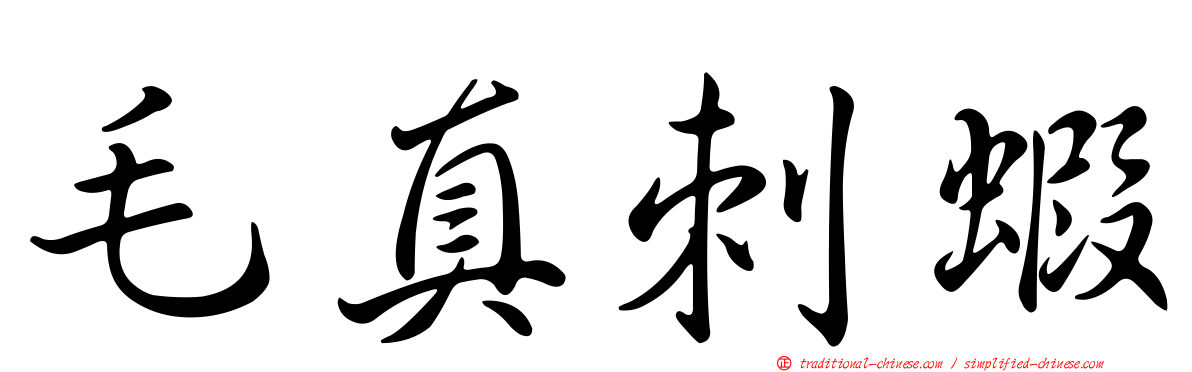 毛真刺蝦