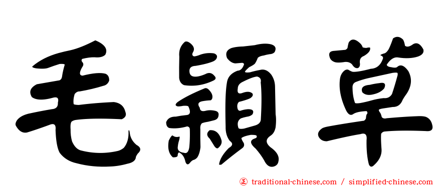 毛穎草