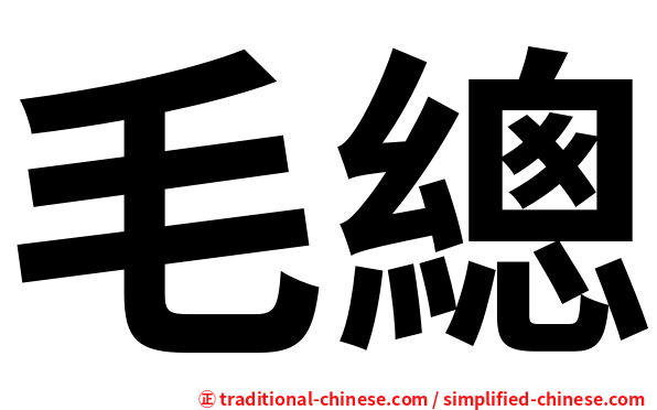 毛總