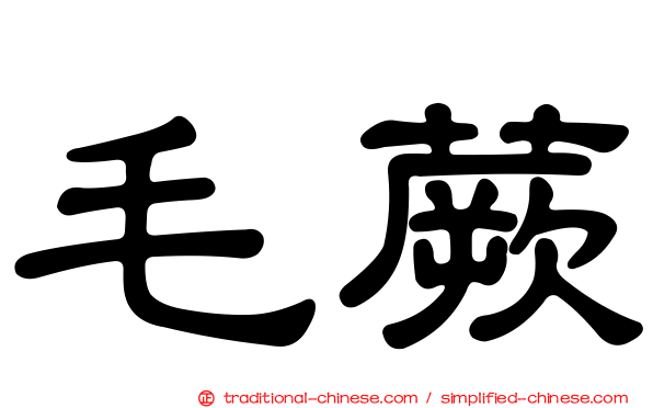 毛蕨