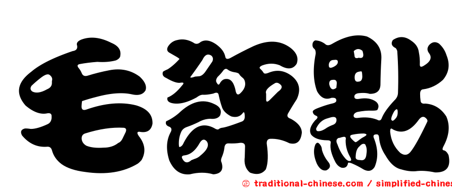 毛評點