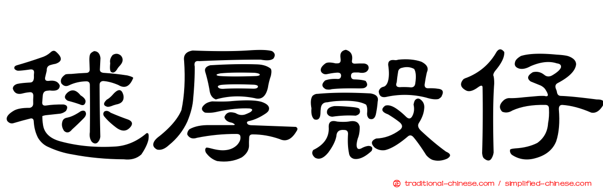 毬厚殼仔