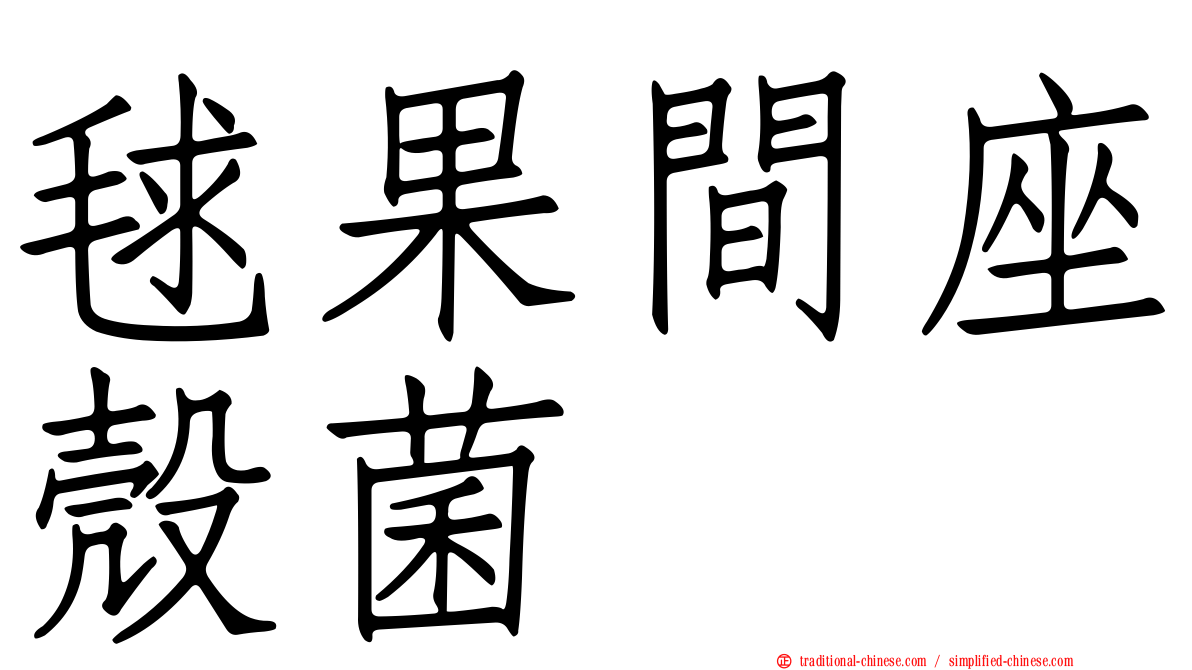 毬果間座殼菌