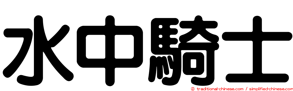 水中騎士