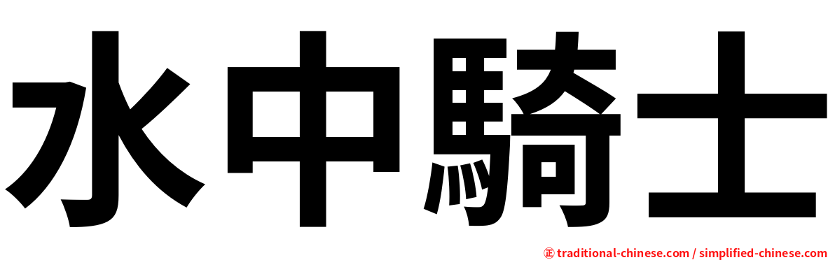 水中騎士