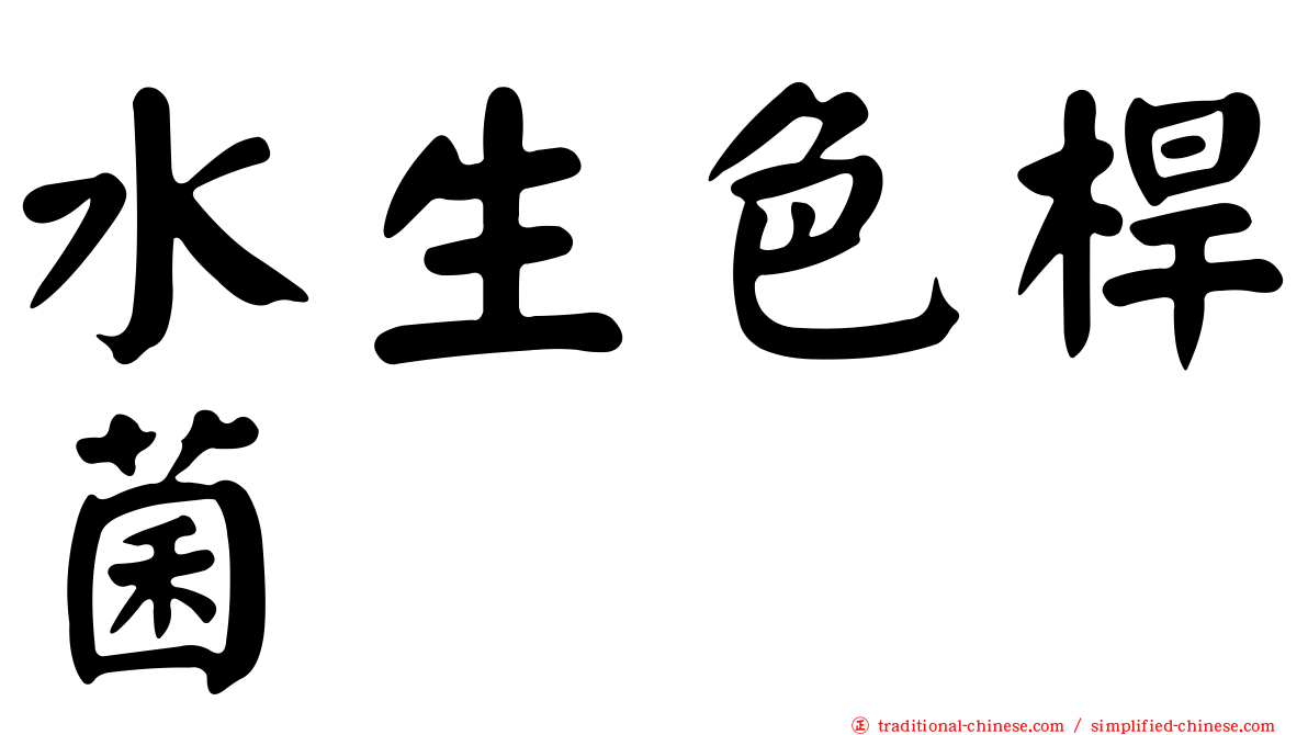 水生色桿菌