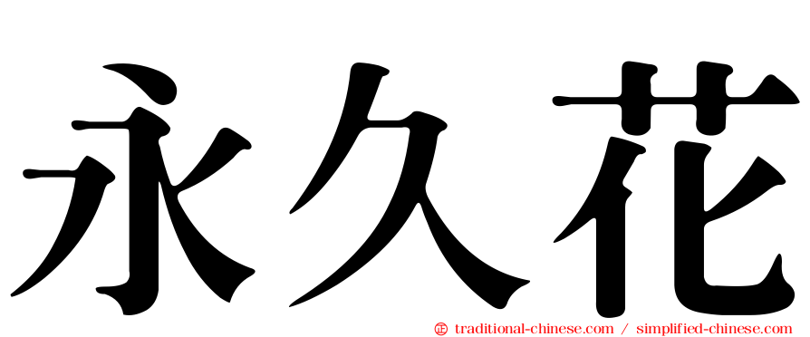 永久花