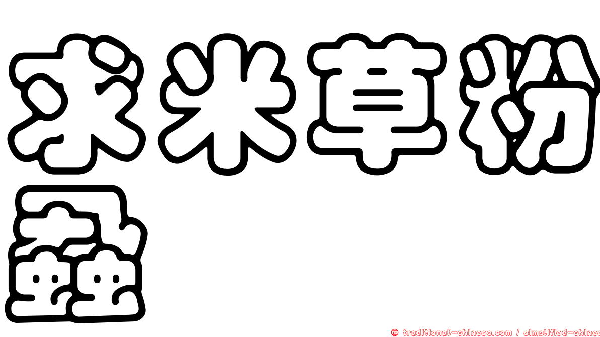 求米草粉蝨