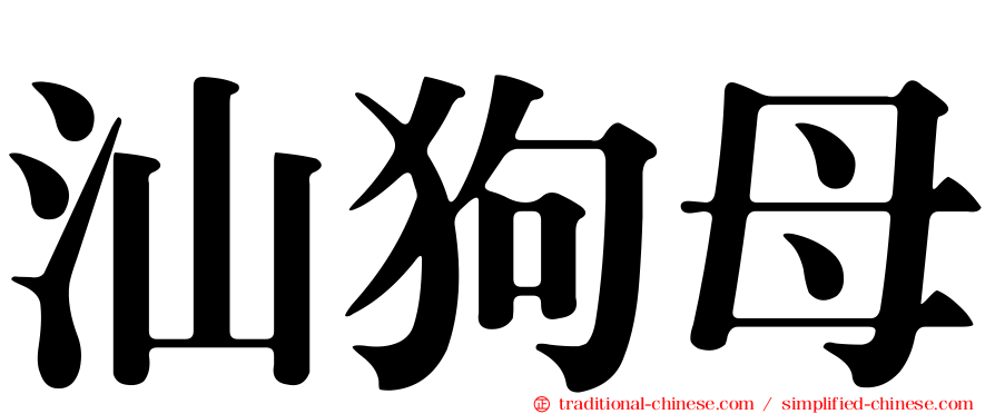 汕狗母