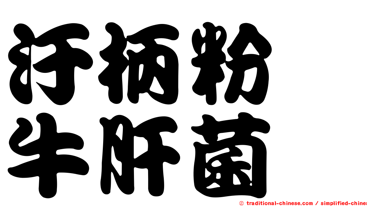 汙柄粉孢牛肝菌