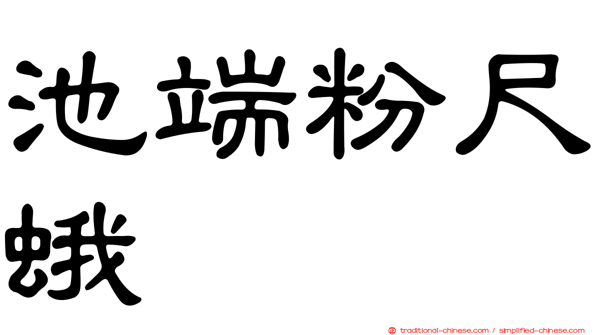 池端粉尺蛾