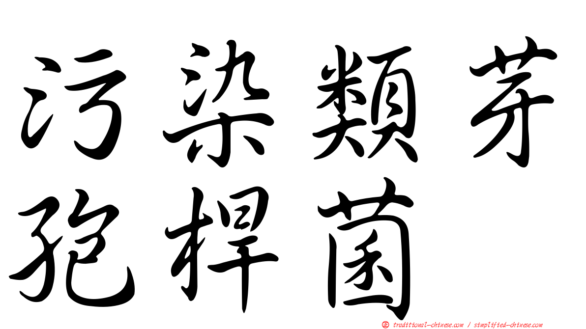 污染類芽孢桿菌