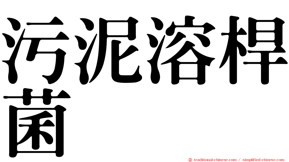 污泥溶桿菌