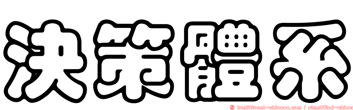決策體系
