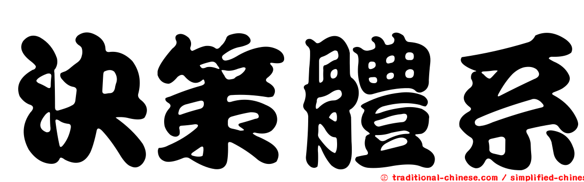 決策體系