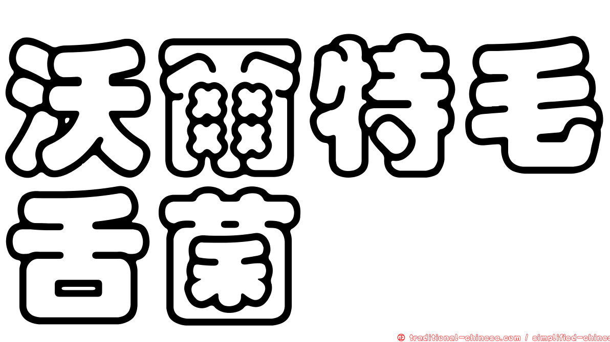 沃爾特毛舌菌